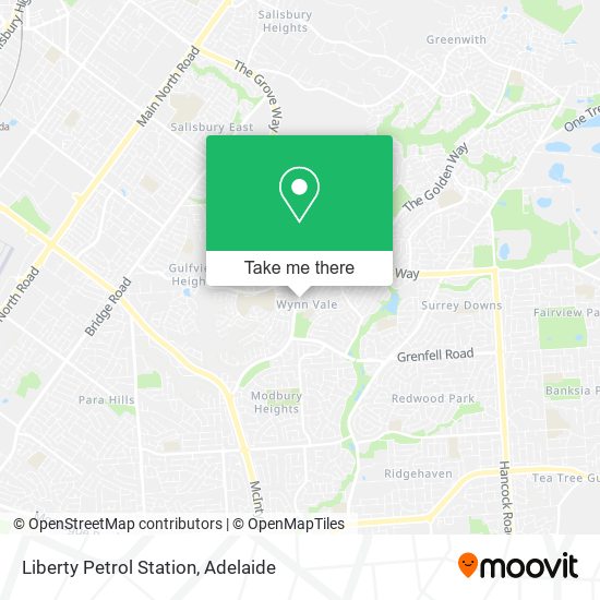 Liberty Petrol Station map