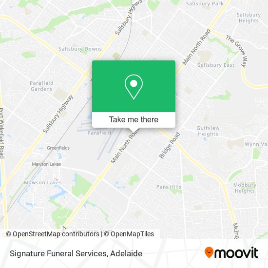 Signature Funeral Services map