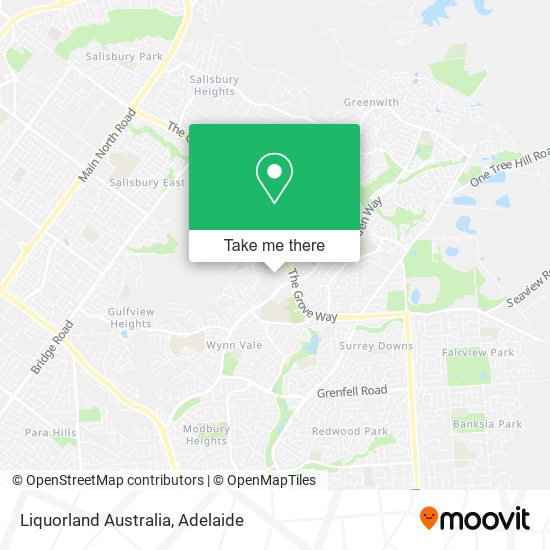 Mapa Liquorland Australia