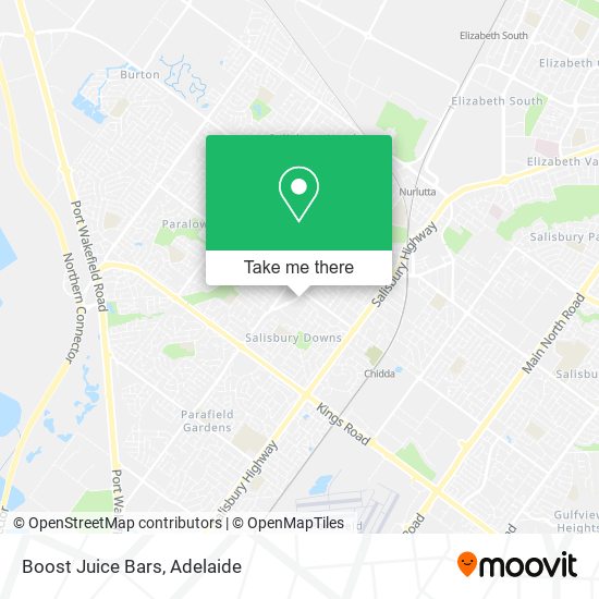 Boost Juice Bars map