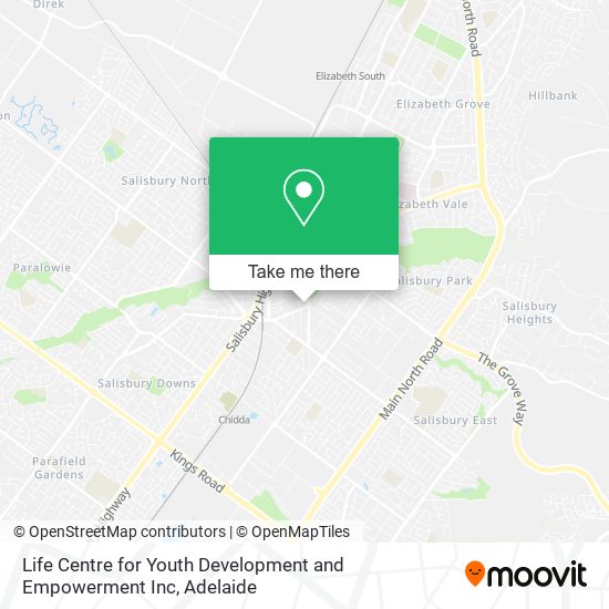 Life Centre for Youth Development and Empowerment Inc map