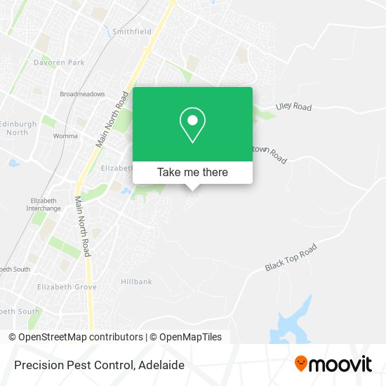 Mapa Precision Pest Control