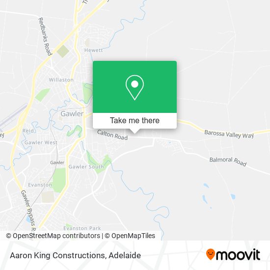 Aaron King Constructions map