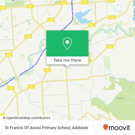 St Francis Of Assisi Primary School map