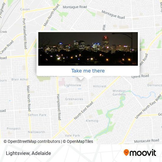Lightsview map