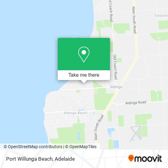 Port Willunga Beach map