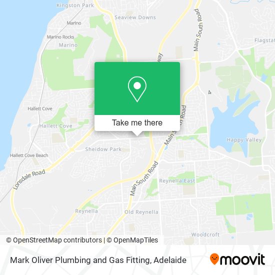 Mapa Mark Oliver Plumbing and Gas Fitting