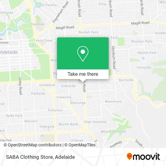 SABA Clothing Store map