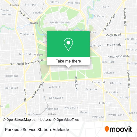 Parkside Service Station map