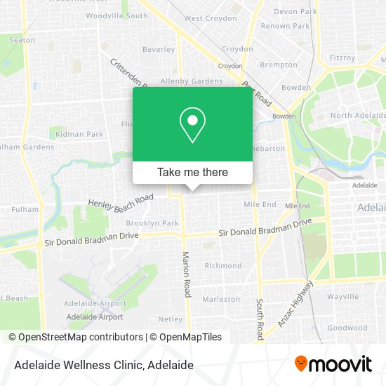 Adelaide Wellness Clinic map