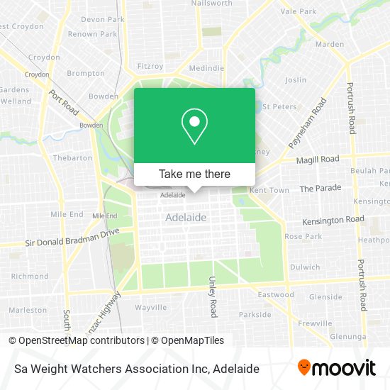 Sa Weight Watchers Association Inc map