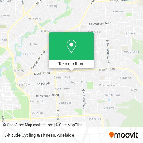 Mapa Altitude Cycling & Fitness