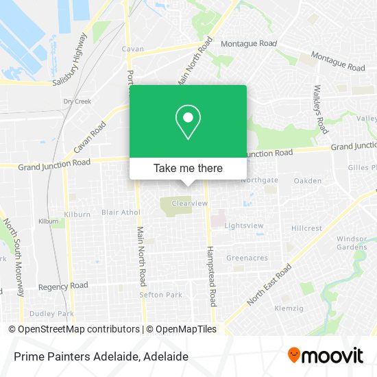 Prime Painters Adelaide map