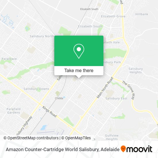 Amazon Counter-Cartridge World Salisbury map