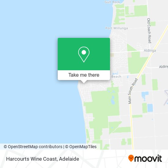 Harcourts Wine Coast map