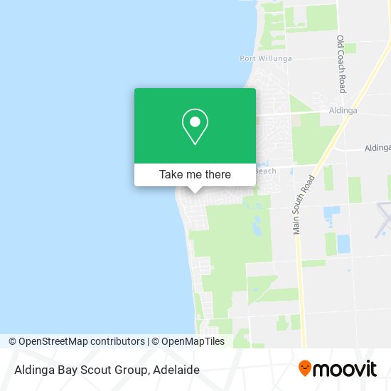 Mapa Aldinga Bay Scout Group