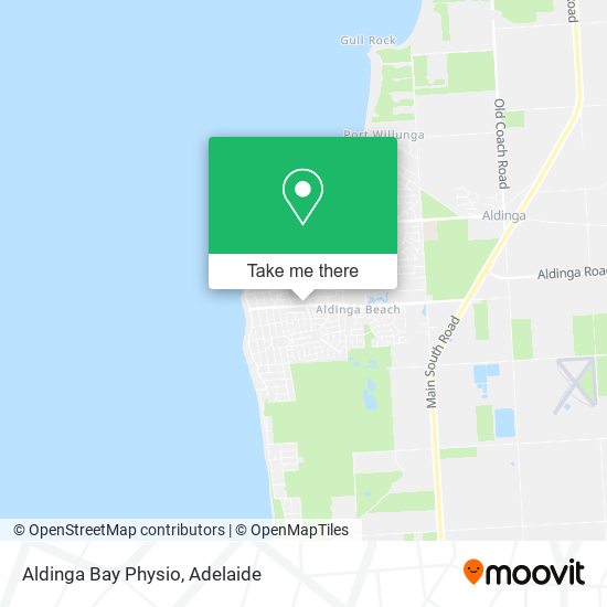 Mapa Aldinga Bay Physio