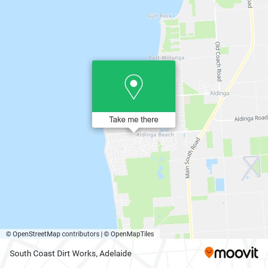 South Coast Dirt Works map