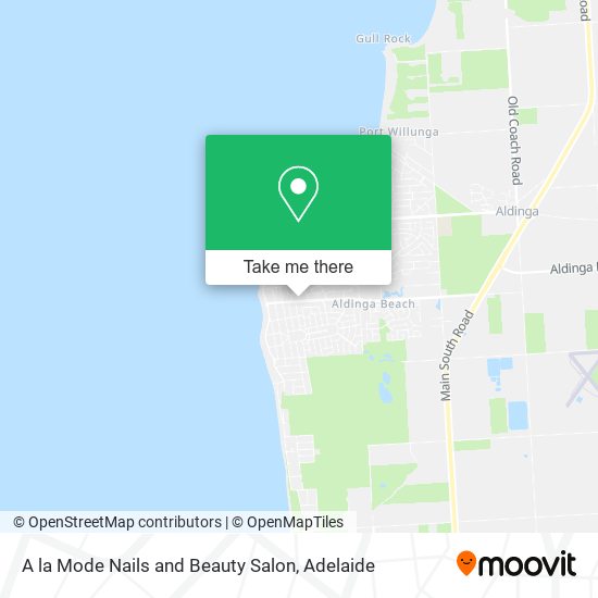 A la Mode Nails and Beauty Salon map