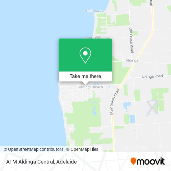 Mapa ATM Aldinga Central