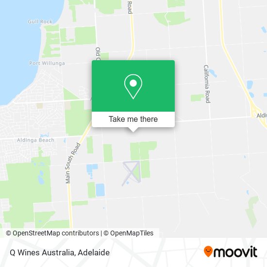 Q Wines Australia map
