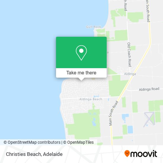 Mapa Christies Beach