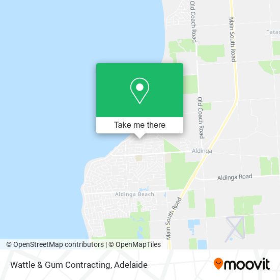 Wattle & Gum Contracting map