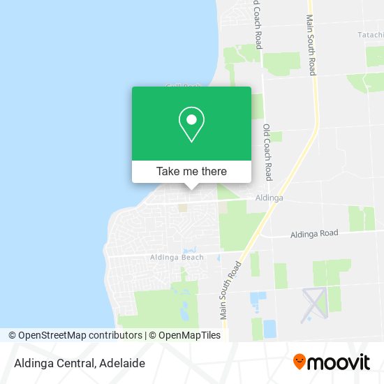 Mapa Aldinga Central