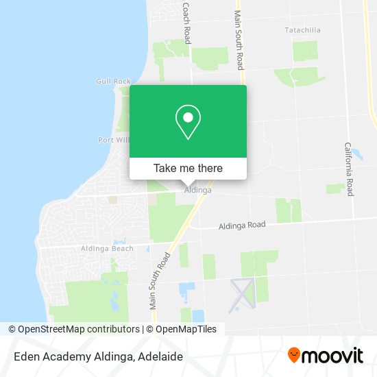 Mapa Eden Academy Aldinga