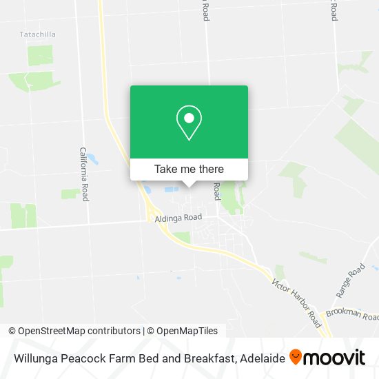 Willunga Peacock Farm Bed and Breakfast map