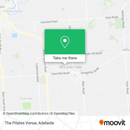 The Pilates Venue map