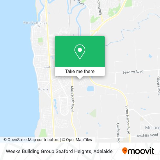 Mapa Weeks Building Group Seaford Heights