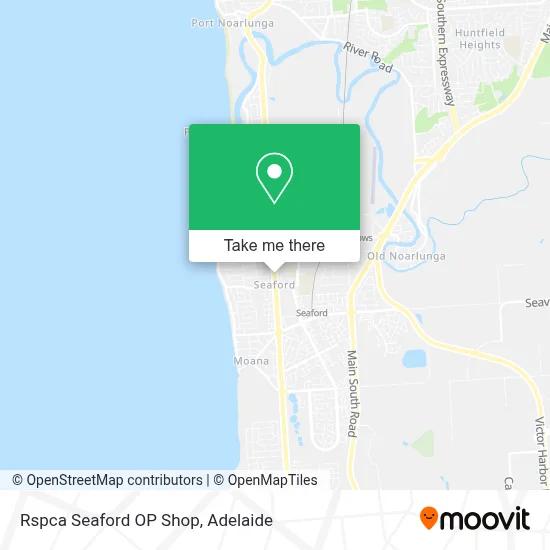 Mapa Rspca Seaford OP Shop