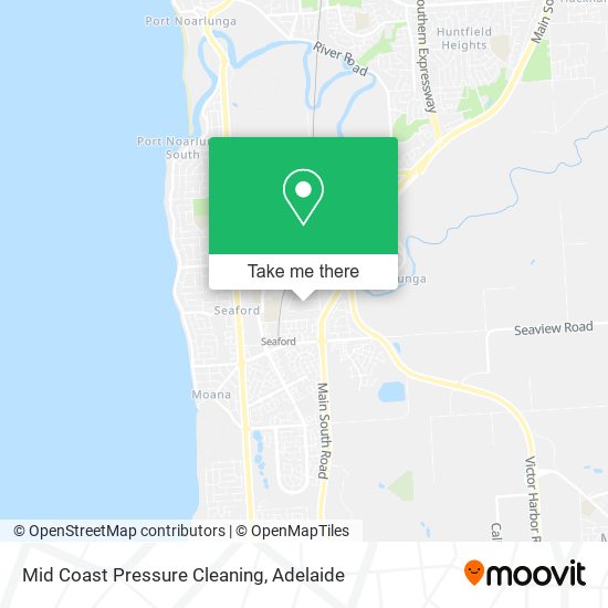 Mid Coast Pressure Cleaning map