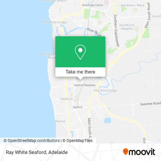 Ray White Seaford map