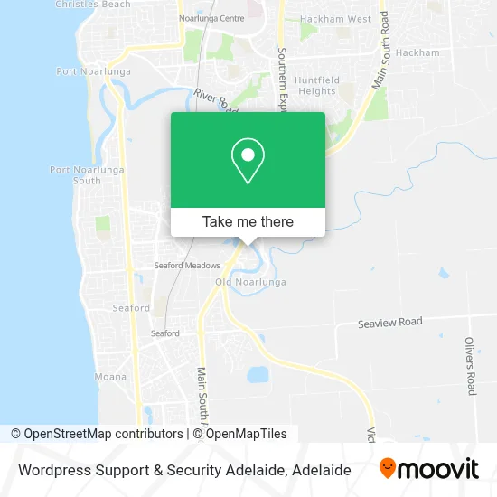 Mapa Wordpress Support & Security Adelaide