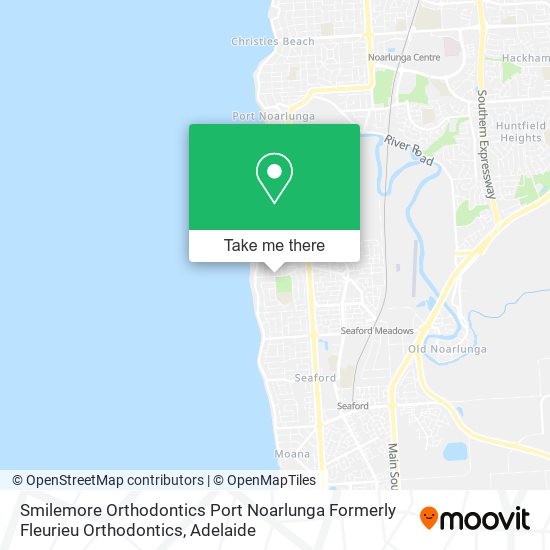 Smilemore Orthodontics Port Noarlunga Formerly Fleurieu Orthodontics map