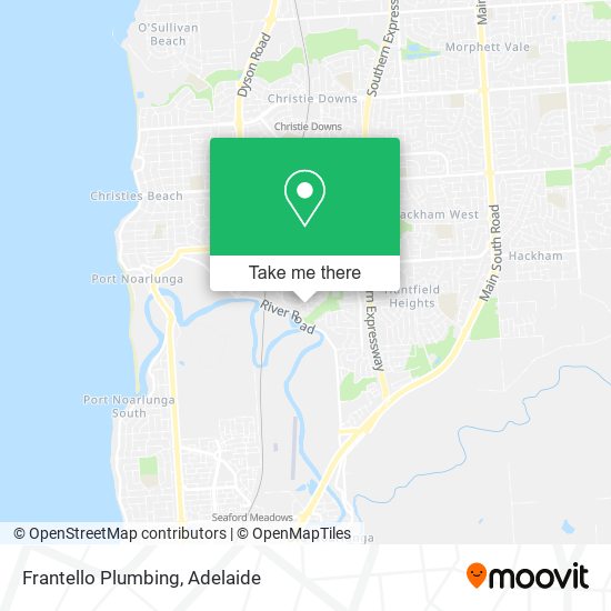 Frantello Plumbing map