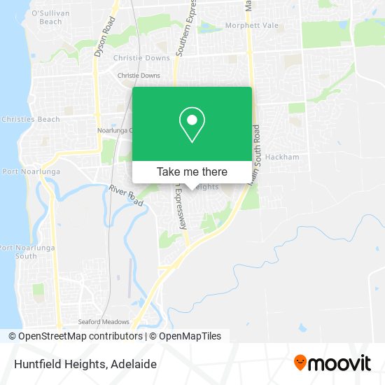 Huntfield Heights map