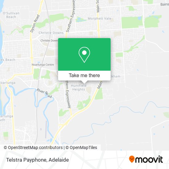 Telstra Payphone map