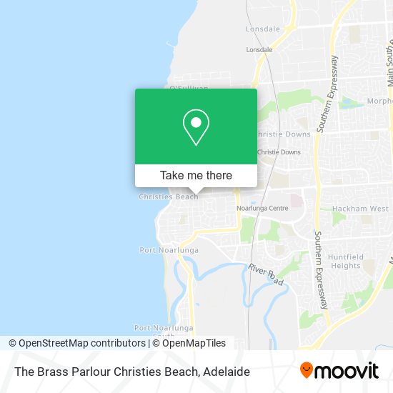 Mapa The Brass Parlour Christies Beach