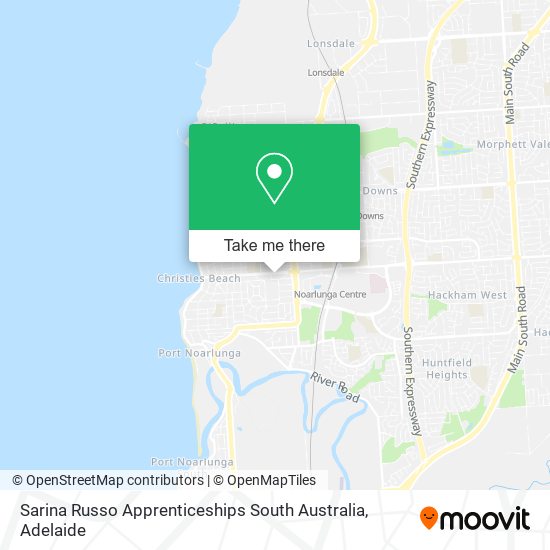 Sarina Russo Apprenticeships South Australia map