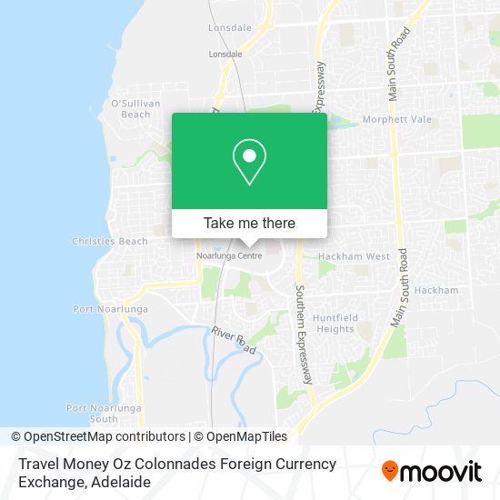 Travel Money Oz Colonnades Foreign Currency Exchange map