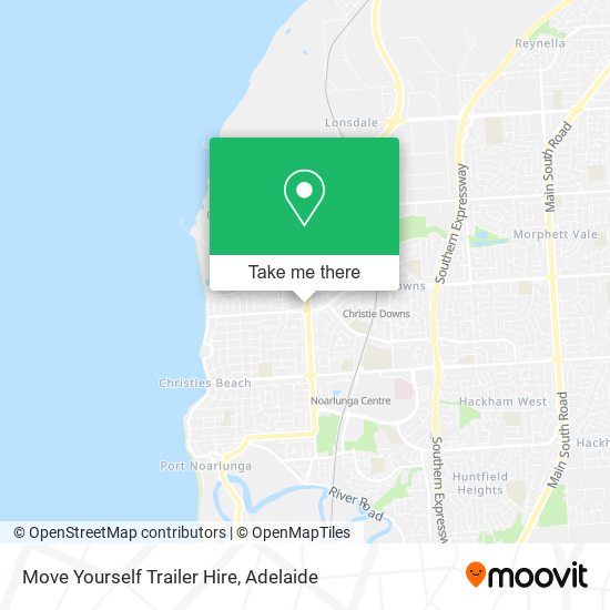 Move Yourself Trailer Hire map