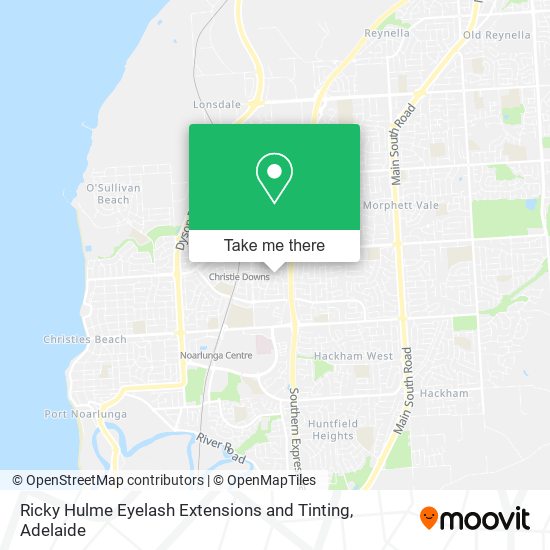 Mapa Ricky Hulme Eyelash Extensions and Tinting