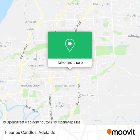 Fleurieu Candles map