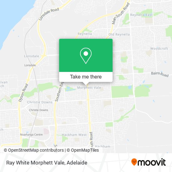 Mapa Ray White Morphett Vale