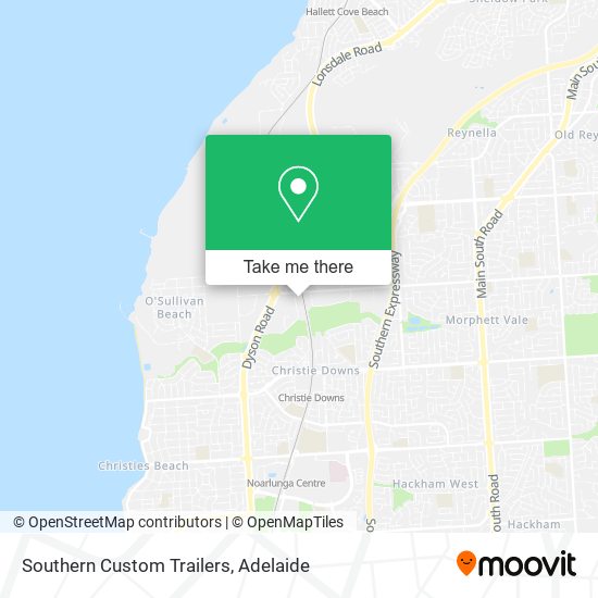 Southern Custom Trailers map