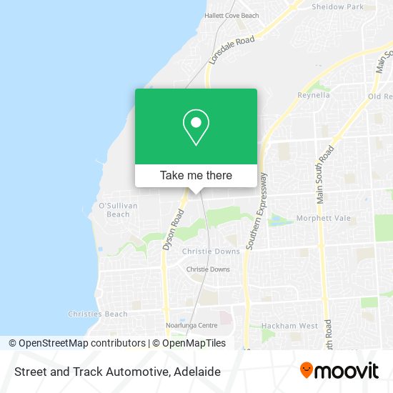 Street and Track Automotive map