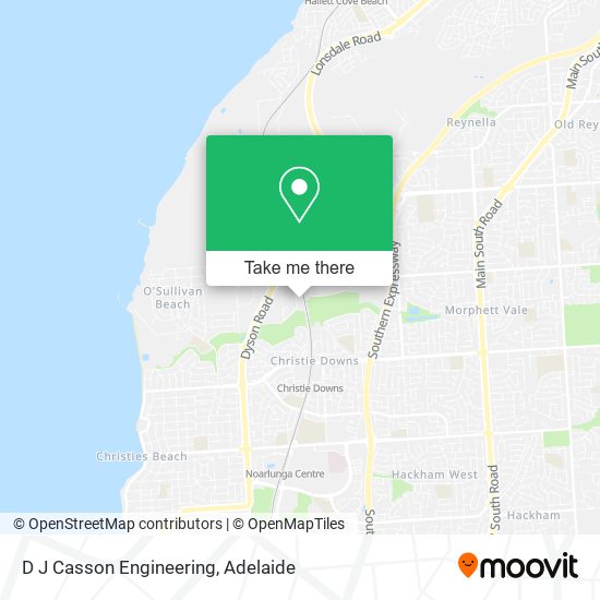 D J Casson Engineering map